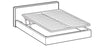 Letto matrimoniale con contenitore Ipama Beige (5)