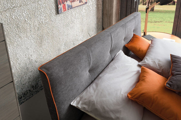Letto matrimoniale con contenitore Lovis Grigio (3)