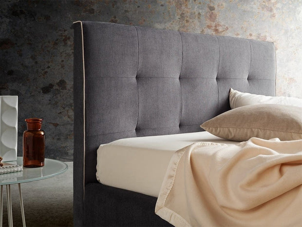 Letto matrimoniale con contenitore Lovis Grigio (5)
