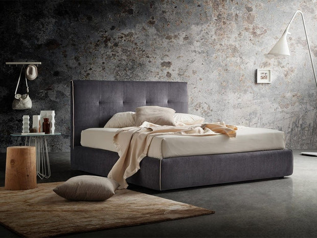 Letto matrimoniale con contenitore Lovis Grigio (6)