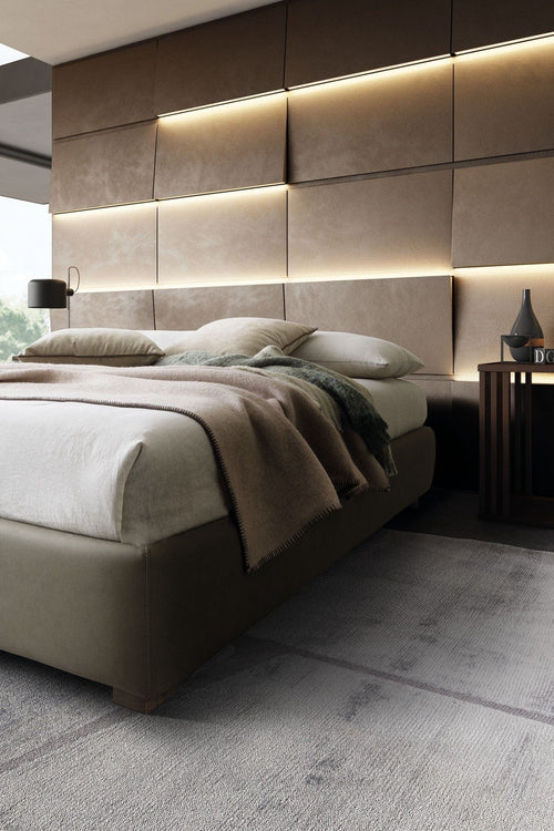 Letto matrimoniale con contenitore Somieris Floor Cappuccino (1)