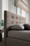 Letto matrimoniale con contenitore Tenderis Cappuccino (3)