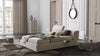 Letto matrimoniale con contenitore Town Cappuccino (1) & LCMFIT-PAT-TAP-DEPOZ-TOWER