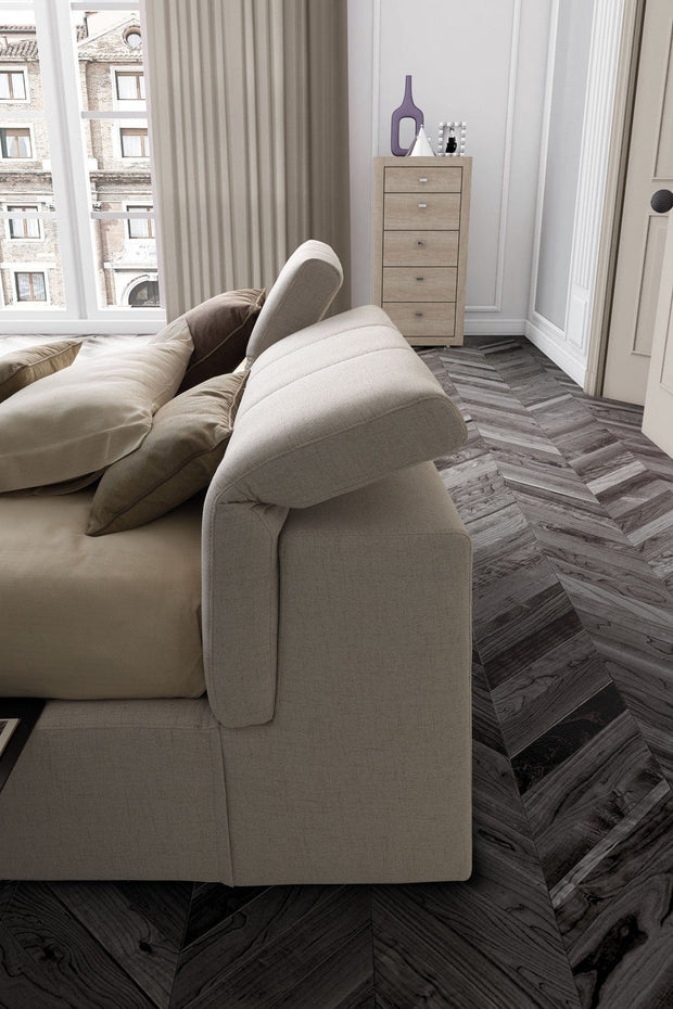 Letto matrimoniale con contenitore Town Cappuccino (3)