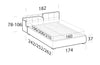 Letto matrimoniale con contenitore Town Cappuccino (9)