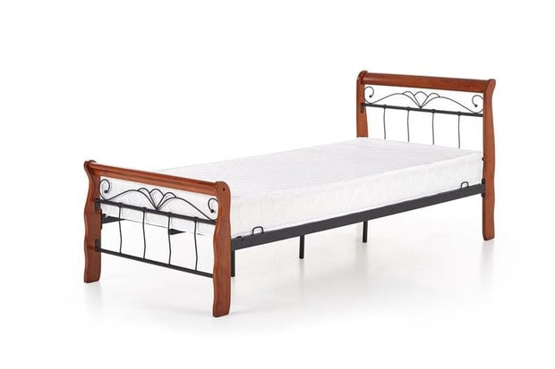 Letto matrimoniale in ferro Verocani Ciliegio (4)