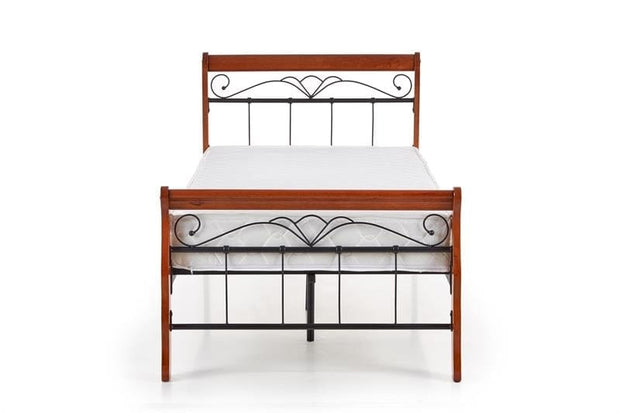 Letto matrimoniale in ferro Verocani Ciliegio (5)