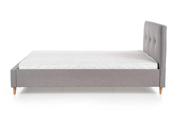 Letto matrimoniale in tessuto Doriana Grigio (3)