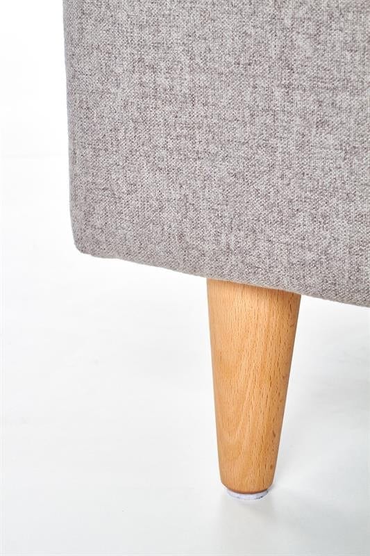Letto matrimoniale in tessuto Doriana Grigio (5)