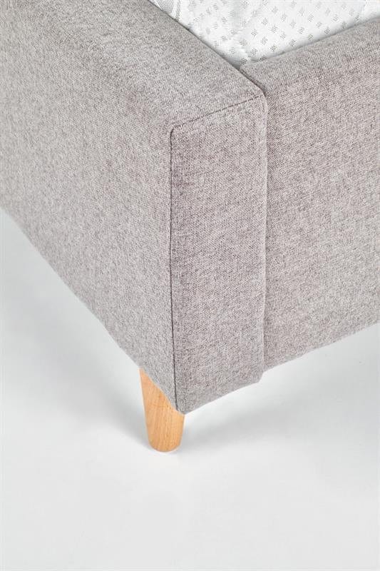 Letto matrimoniale in tessuto Doriana Grigio (6)