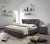 Letto matrimoniale in tessuto Vienaris Marrone