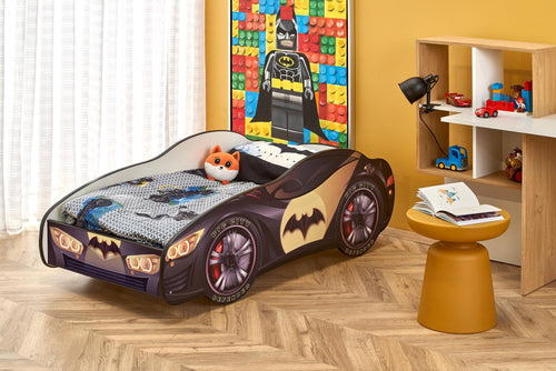 Halmar Letto per bambini Batcar Nero
