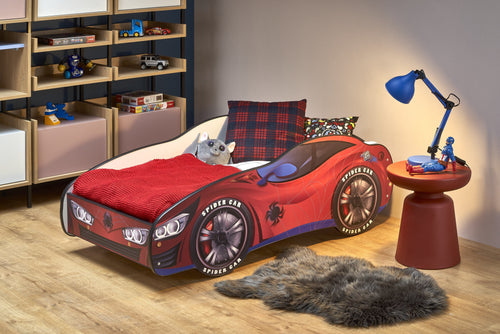 Halmar Letto per bambini Spidercar Rosso