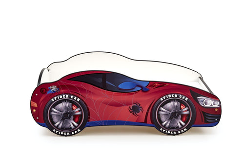 Halmar Letto per bambini Spidercar Rosso