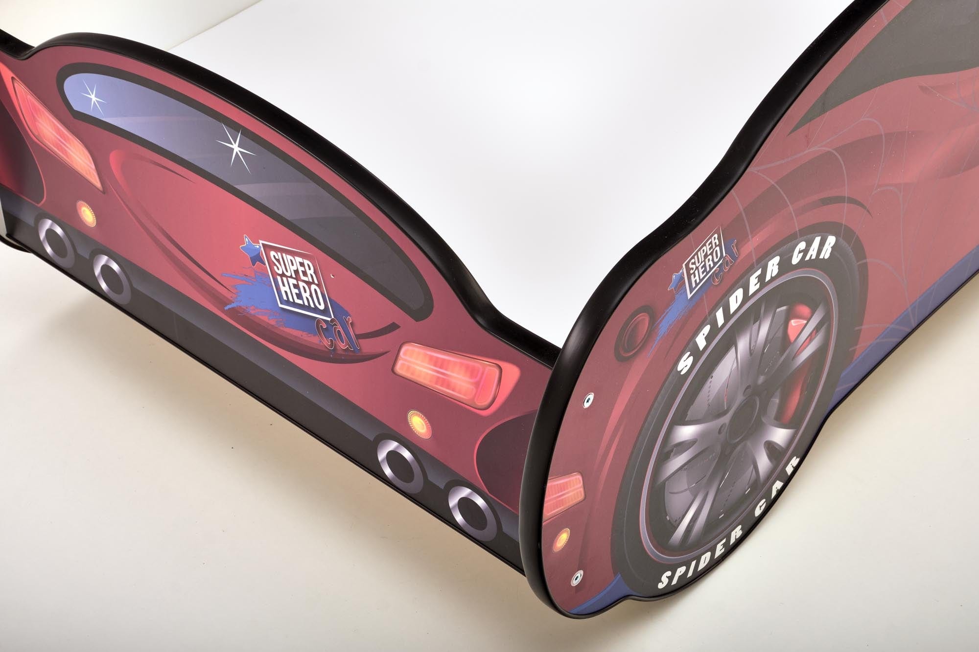 Halmar Letto per bambini Spidercar Rosso