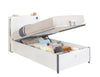 Letto pieghevole con contenitore per ragazzi Bianco-200 x 100 cm (1)