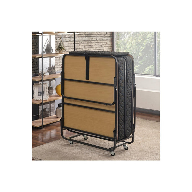 Letto Pieghevoli con materasso Katla Nero (2)