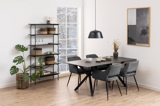 Actona Libreria Angus Nero