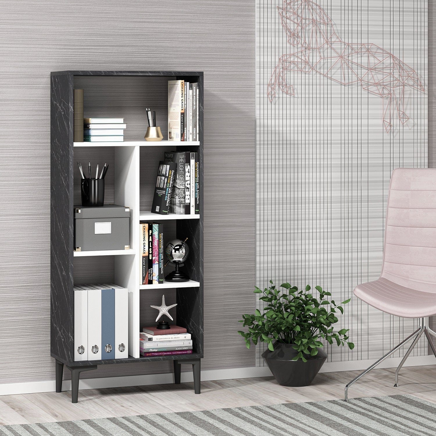 Libreria College Bianco e Nero (1)