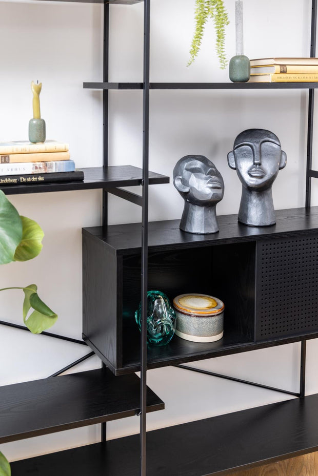 Actona Libreria con 1 anta Angus Nero