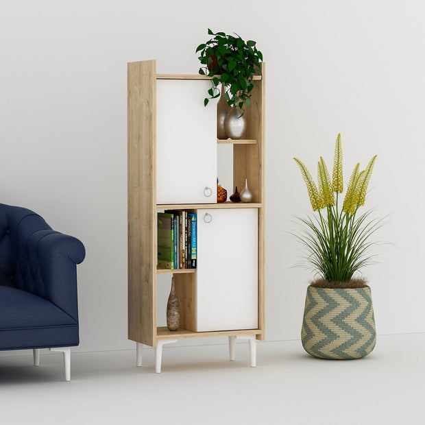 Libreria con 2 ante Leeds Quercia (3)