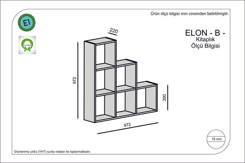Libreria Elon Grigio (1)