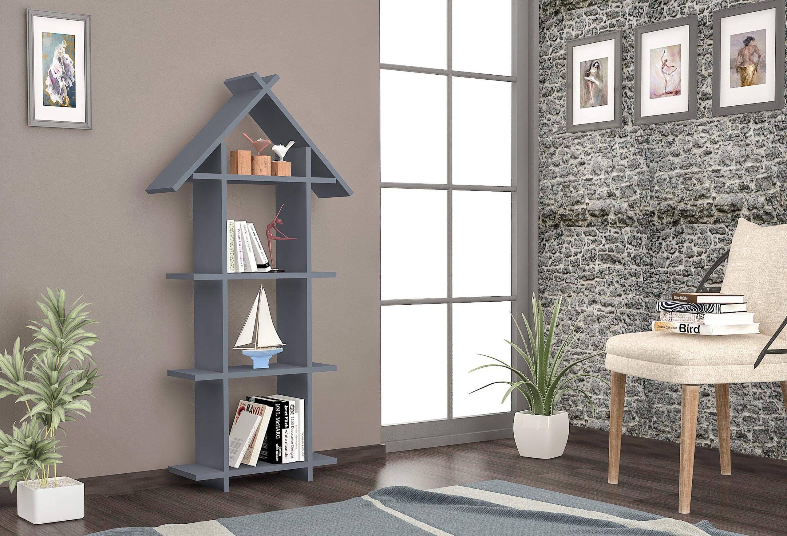 Libreria Eze Grigio