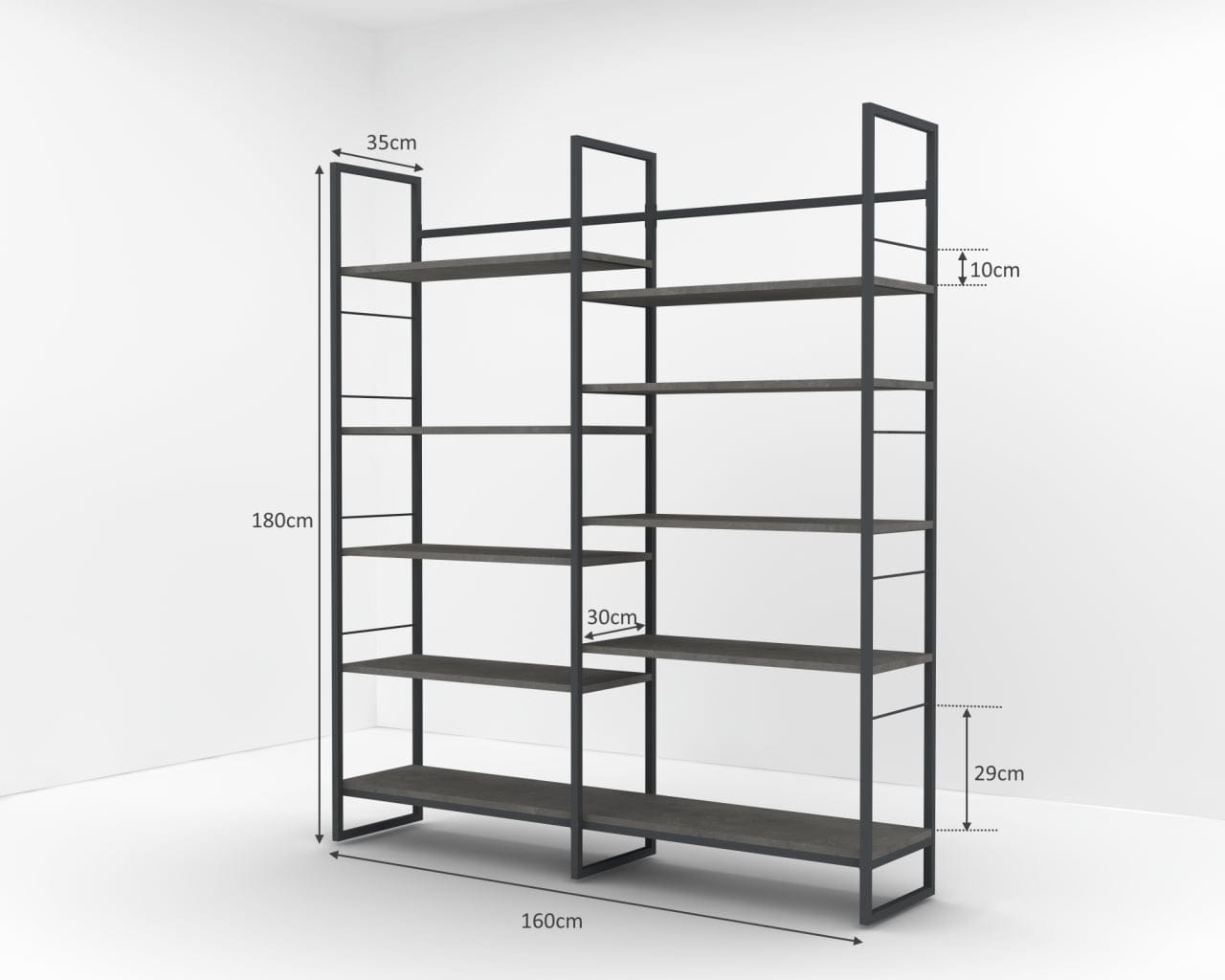 Libreria Kary Grigio (3)