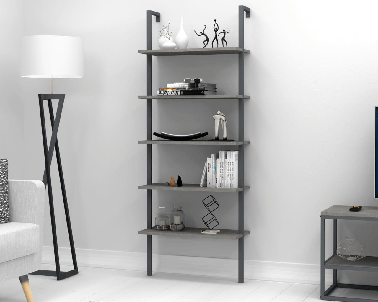 Libreria New Smart Grigio