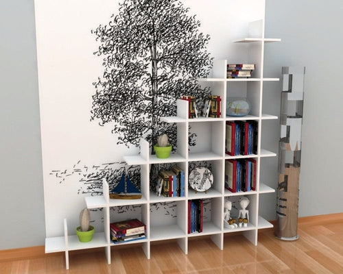 Libreria Puzzle Bianco