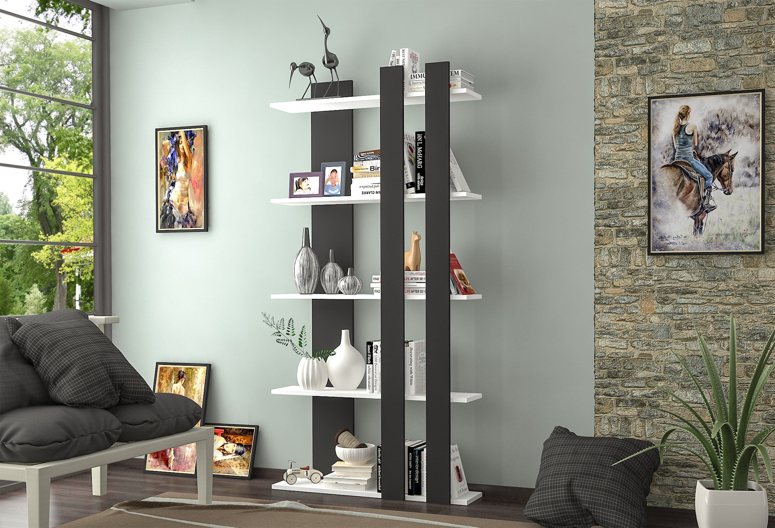 Libreria Tiny Bianco