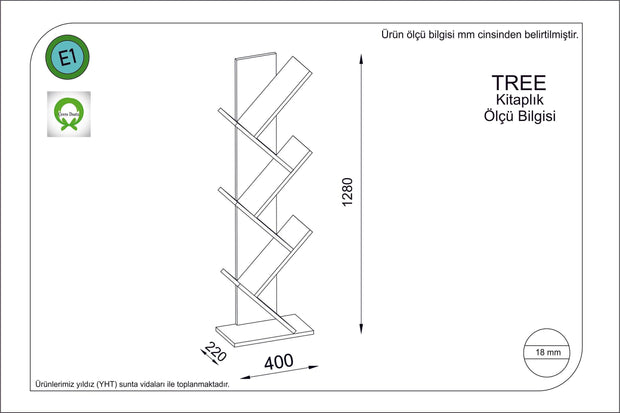Libreria Tree Marrone (1)