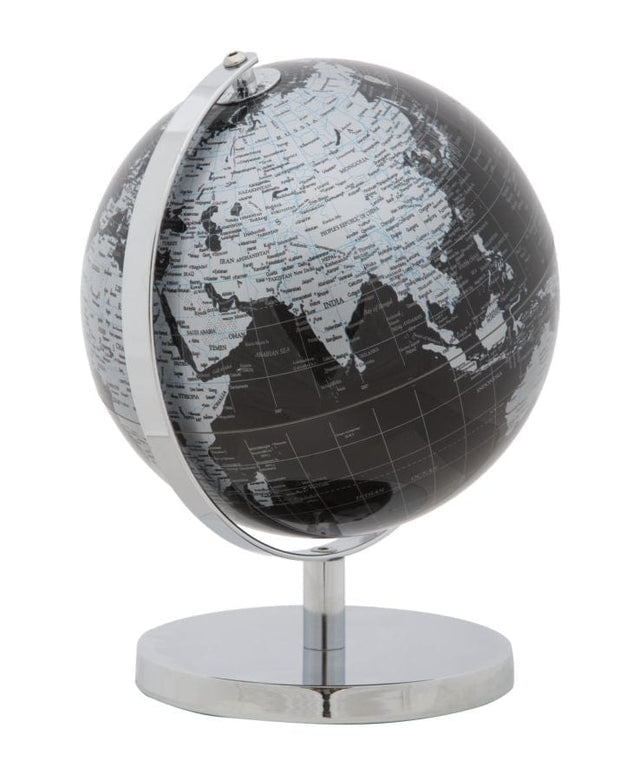 Mappamondo Black cm Ø 20x28