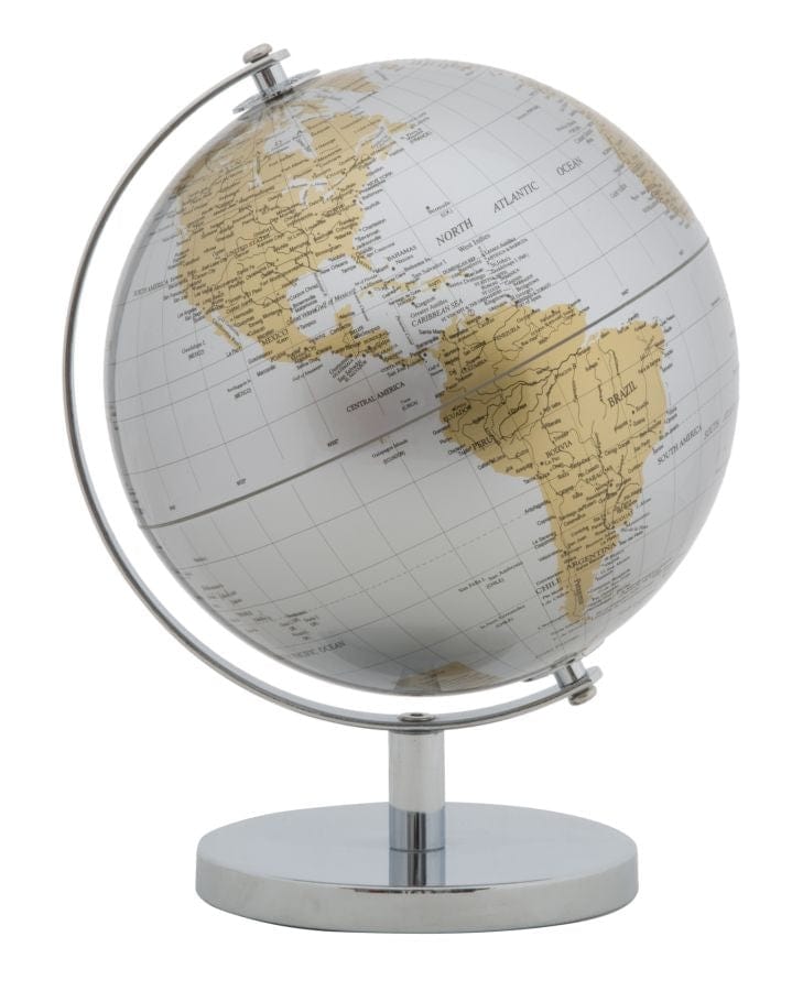 Mappamondo Silver New cm Ø 20x28 (2)