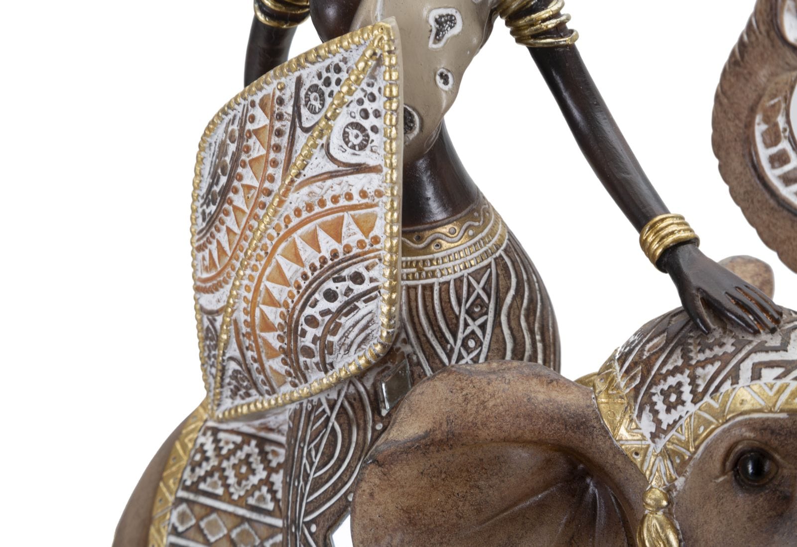 Masai Tribal C/Elefante cm 22,5x12x32,5 (3)