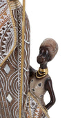 Masai Tribal C/Figlio cm 11,5x8,5x46 (2)