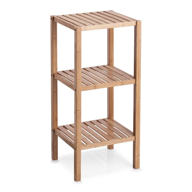 Mensola da bagno, Bambù naturale, l37xl33xh80 cm