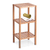 Mensola da bagno, Bambù naturale, l37xl33xh80 cm (1)