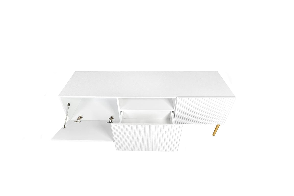 Mobile TV a 1 cassetto e 2 ante Nicole 150-2K1SZ Oro (9)
