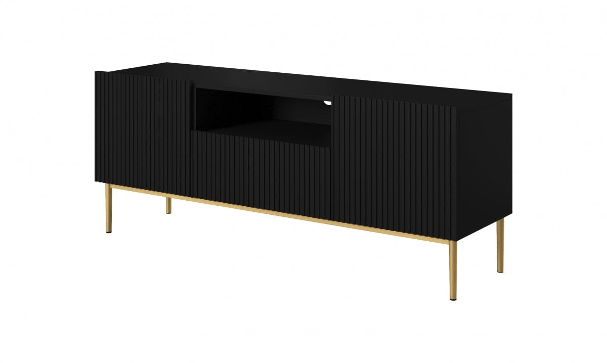 Mobile TV a 1 cassetto e 2 ante Nicole Alto 150-2D1SZ Oro (2) & BGRTPL-NICOLE-RTV-150-2D1SZ-ZLOTY