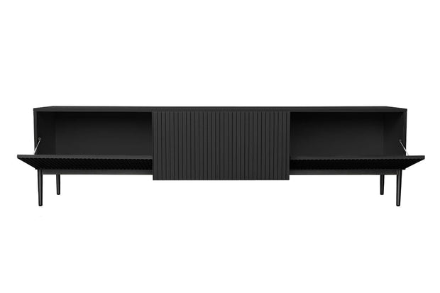 Mobile TV a 1 cassetto e 2 ante Nicole Grande 200-2K1SZ Nero (5)