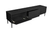 Mobile TV a 1 cassetto e 2 ante Nicole Grande 200-2K1SZ Nero (6)