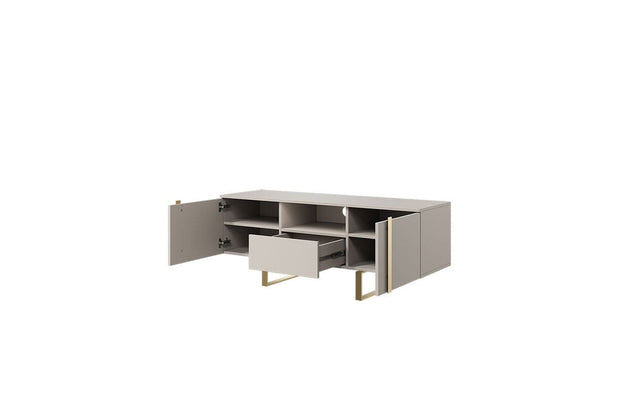 Mobile TV a 1 cassetto e 2 ante Verica 150-2D1SZ Crema (4)