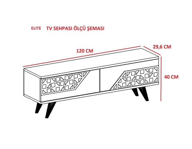 Mobile TV con 1 anta Elit Noce (2)