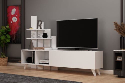 Mobile TV con 1 anta MC607232 Bianco (1)
