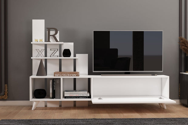 Mobile TV con 1 anta MC607232 Bianco (2)
