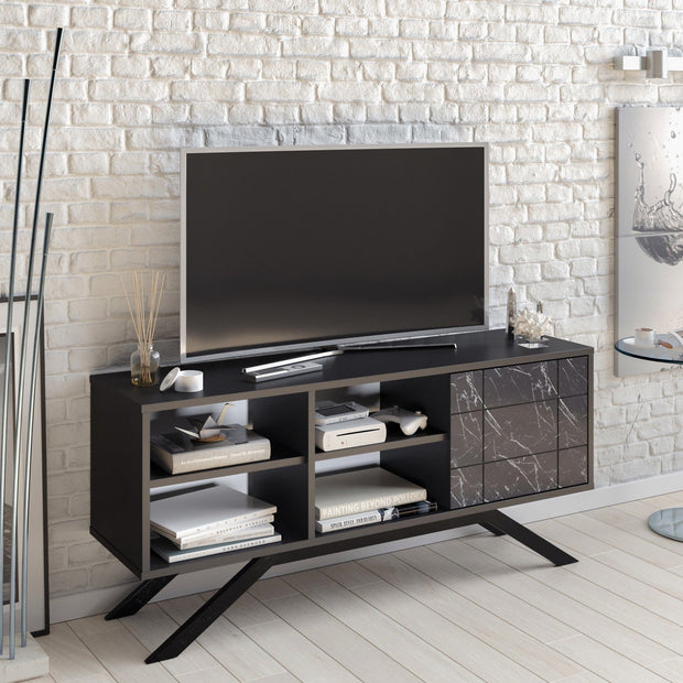 Mobile TV con 1 anta North Nero