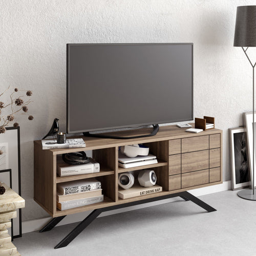 Mobile TV con 1 anta North Nero