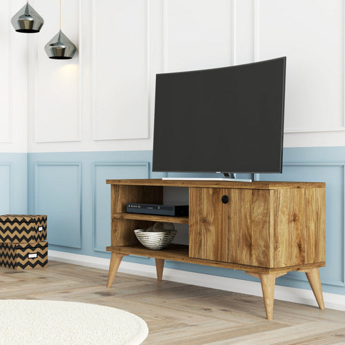 Mobile TV con 1 anta Retro 1550 Noce