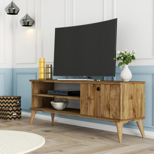 Mobile TV con 1 anta Retro 1560 Noce